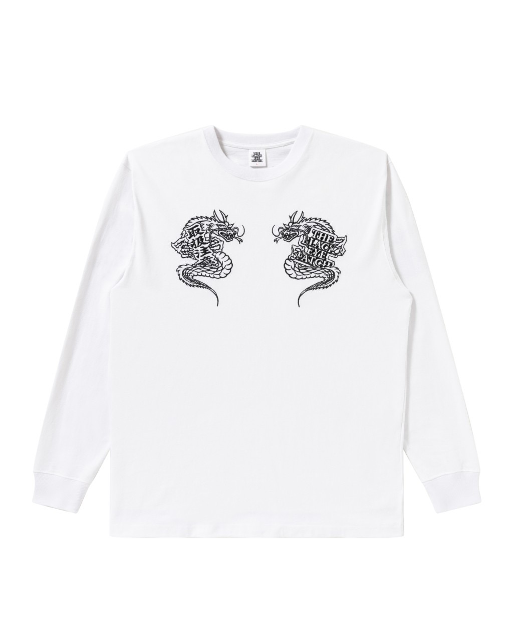 BlackEyePatch/DRAGON L/S TEE（WHITE） - JONAS