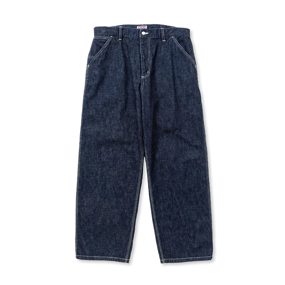 CALEE/VINTAGE REPRODUCT DENIM PAINTER PANTS＜OW＞（INDIGO BLUE 