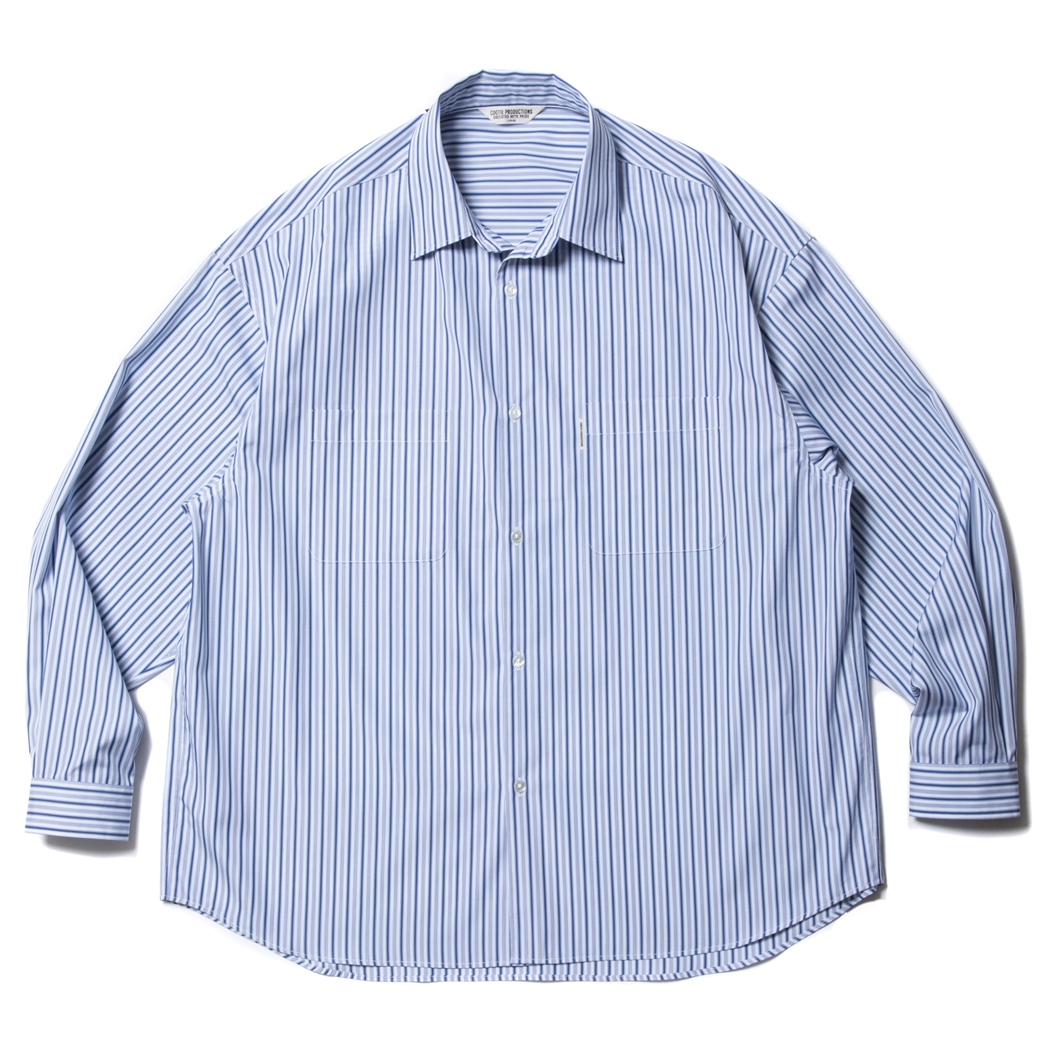COOTIE PRODUCTIONS/Stripe Broad L/S Shirt（THOMAS MASON）（White ...