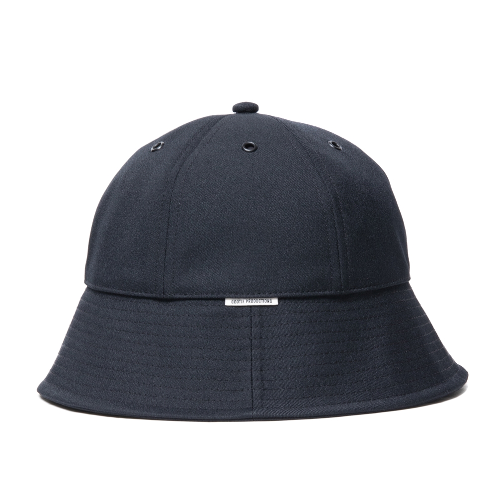 COOTIE PRODUCTIONS/Polyester Twill Ball Hat（Black）［ポリエステル 