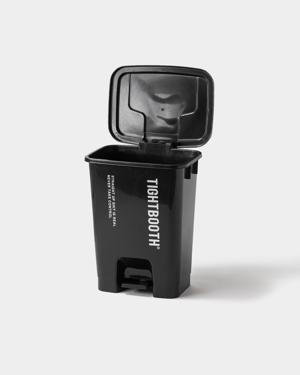 TIGHTBOOTH/LOGO TRASH CAN M（Black）［ゴミ箱