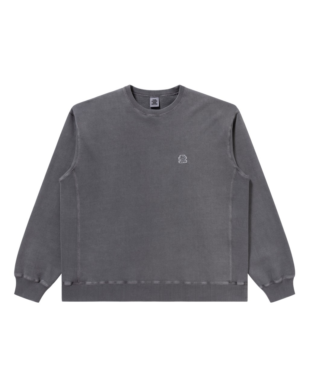 BlackEyePatch/SMALL OG LABEL PIGMENT DYED CREW SWEAT（CHARCOAL ...