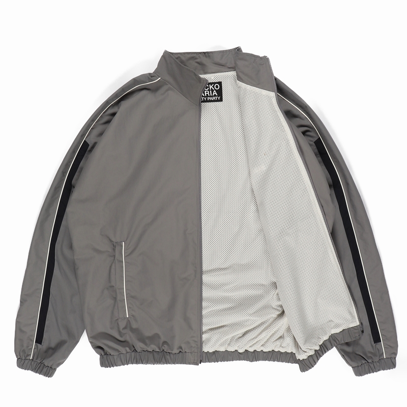 WACKO MARIA/NYLON TRACK JACKET（GRAY）［ナイロントラックJKT-23秋冬