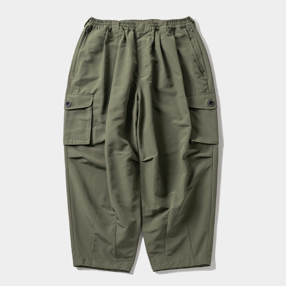 画像: TIGHTBOOTH/T-65 BALLOON CARGO PANTS（Olive）［バルーンカーゴパンツ-23秋冬］