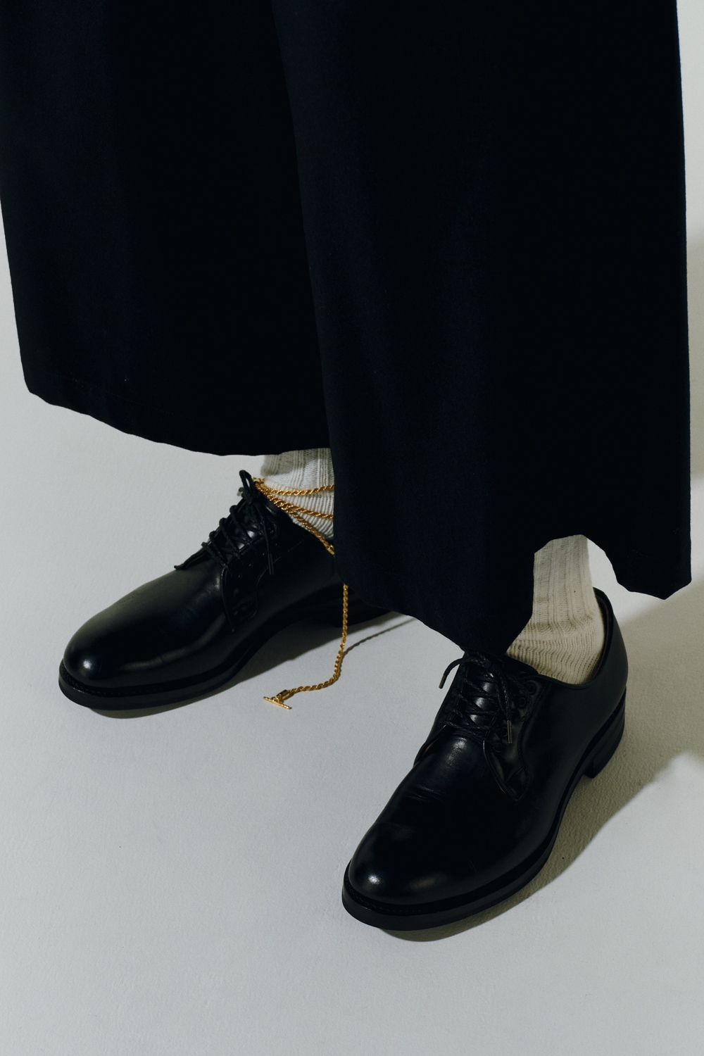 COOTIE PRODUCTIONS/Raza Plain Toe Shoes（Black）［プレーン