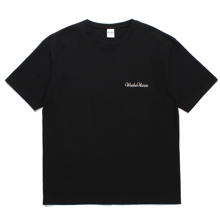 画像: WACKO MARIA/WASHED HEAVY WEIGHT T-SHIRT（BLACK）［刺繍T-23秋冬］