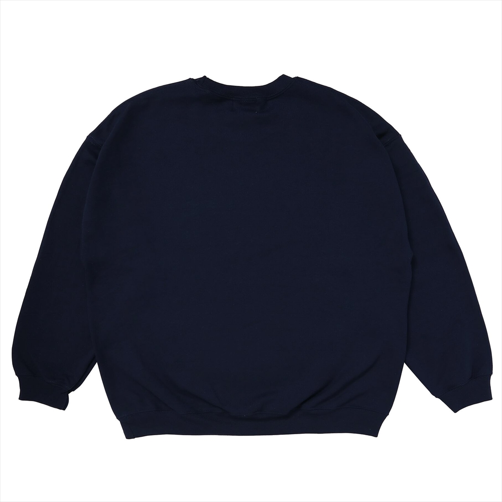 PORKCHOP/2nd COLLEGE SWEAT（NAVY）［クルーネックスウェット-23秋冬