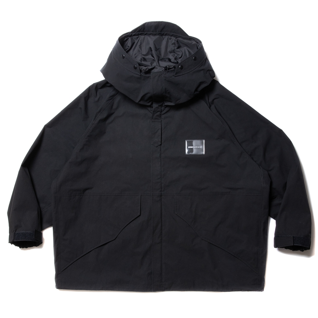 COOTIE PRODUCTIONS/Tough Twill Error Fit Over Parka（Black