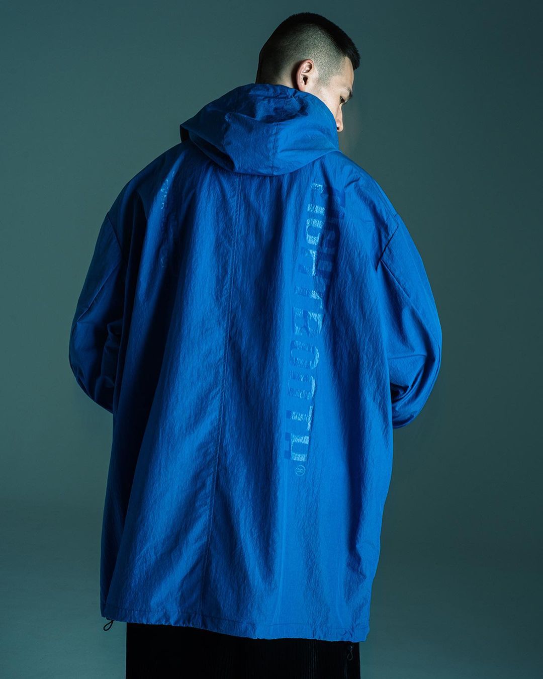 画像: TIGHTBOOTH/HOODED BIG COAT（Blue）［フーデッドビッグコート-23秋冬］