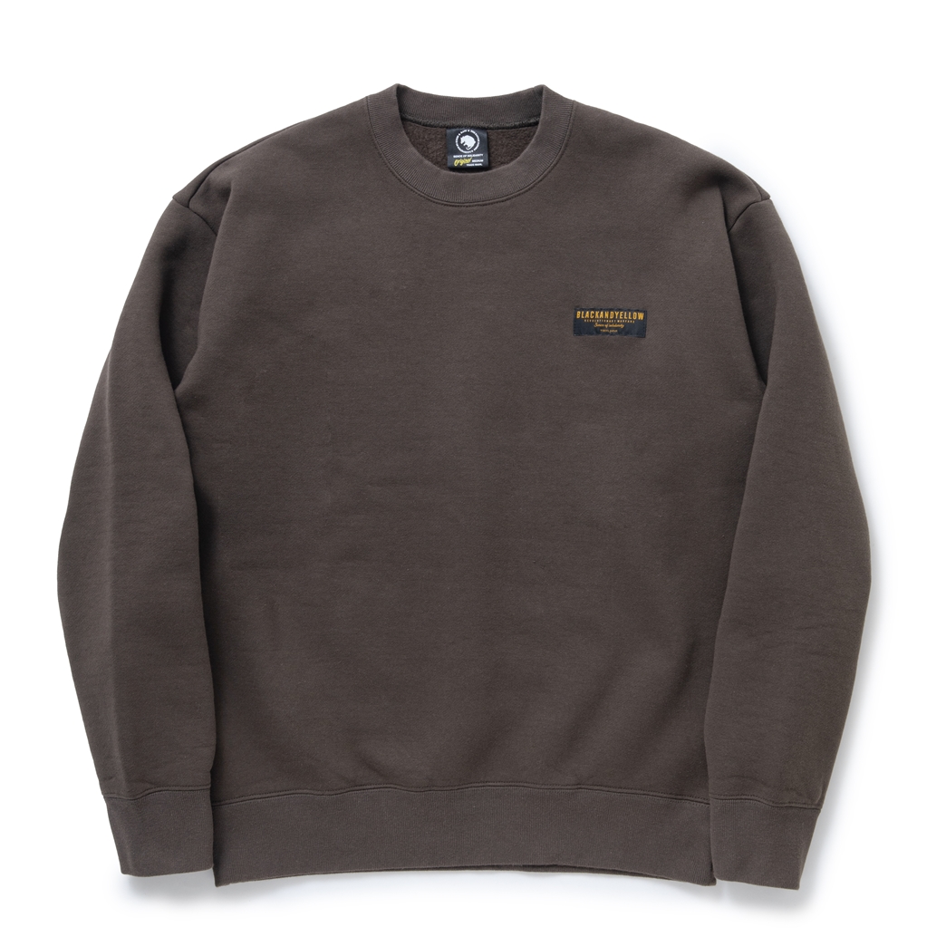 画像: RATS/CREW NECK SWEAT BAR TAG（KHAKI）［クルーネックスウェット-23秋冬］