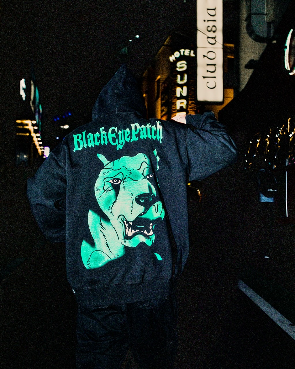 画像: BlackEyePatch/CONCRETE GREEN HOODIE（BLACK）