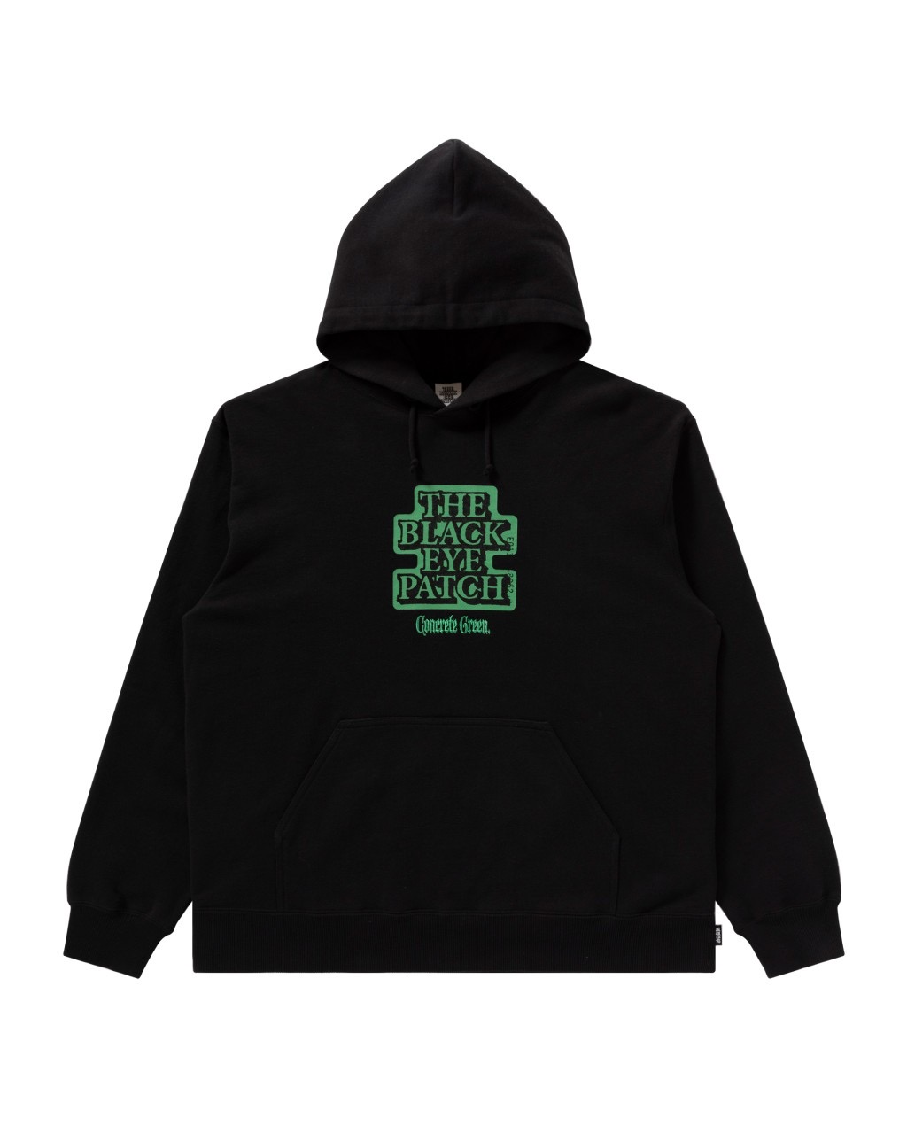 BlackEyePatch/CONCRETE GREEN HOODIE（BLACK） - JONAS