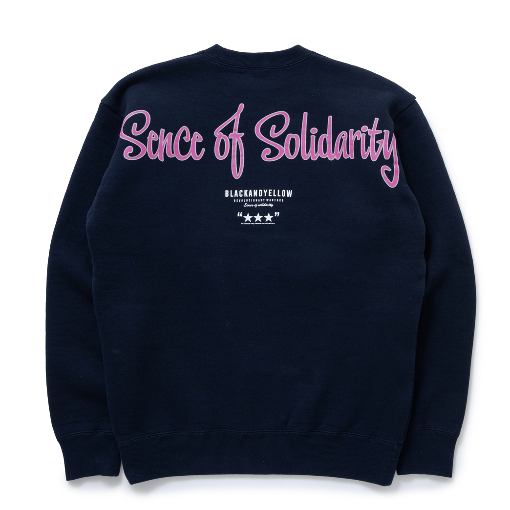 画像: RATS/SCRIPT BIG LOGO CREW NECK SWEAT（NAVY）［クルーネックスウェット-23秋冬］