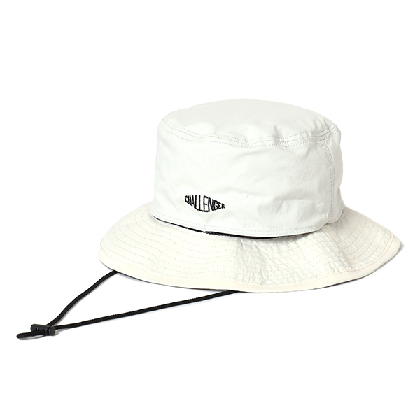 画像: CHALLENGER/BEACH BUCKET HAT（WHITE）［ビーチバケットハット-24春夏］