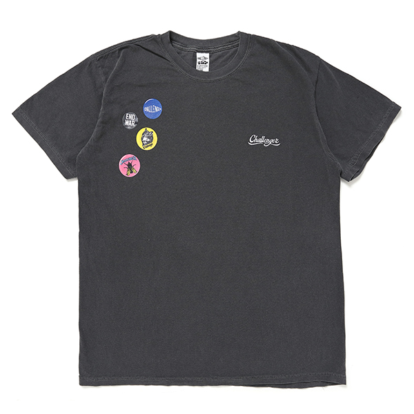 画像: CHALLENGER/BADGE TEE（BLACK）［刺繍+プリントT-24春夏］