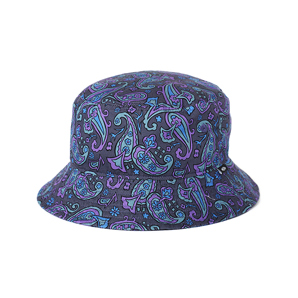 画像: CHALLENGER/PAISLEY HAT（CHARCOAL/PURPLE）［ペイズリーハット-24春夏］