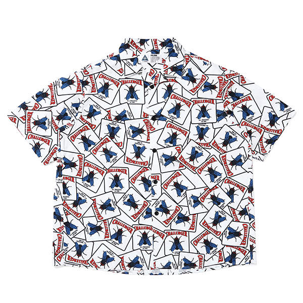 画像: CHALLENGER/S/S FLY SHIRT（WHITE）［フライシャツ-24春夏］