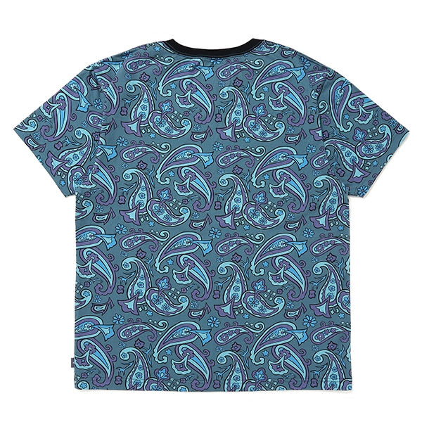 画像: CHALLENGER/S/S PAISLEY TEE（BLUE GRAY/PURPLE）［ペイズリーT-24春夏］