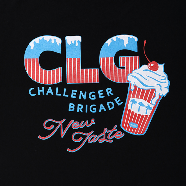 画像: CHALLENGER/ICECREAM TEE（BLACK）［プリントT-24春夏］