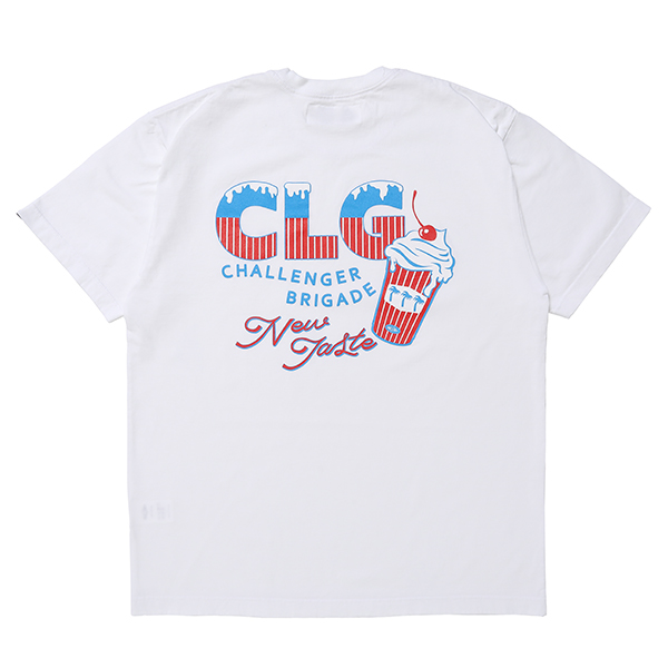 画像: CHALLENGER/ICECREAM TEE（WHITE）［プリントT-24春夏］