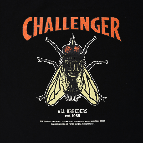 画像: CHALLENGER/HIBISCUS TEE（BLACK）［プリントT-24春夏］