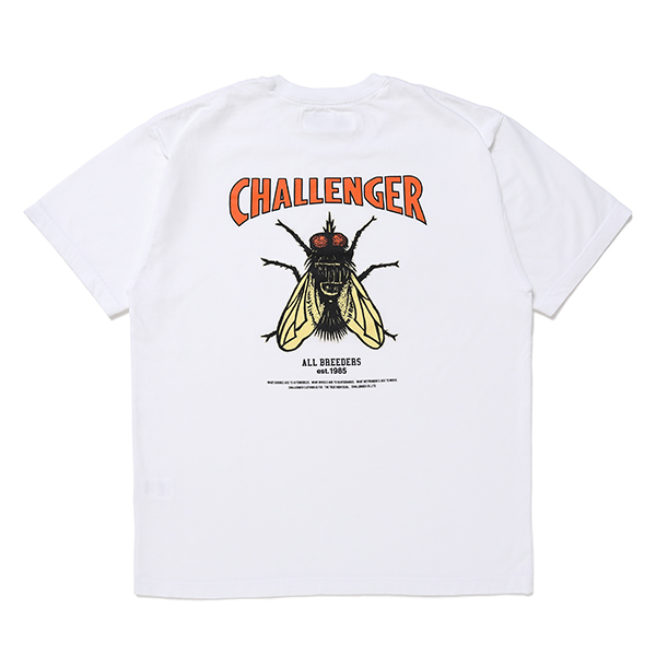 画像: CHALLENGER/HIBISCUS TEE（WHITE）［プリントT-24春夏］