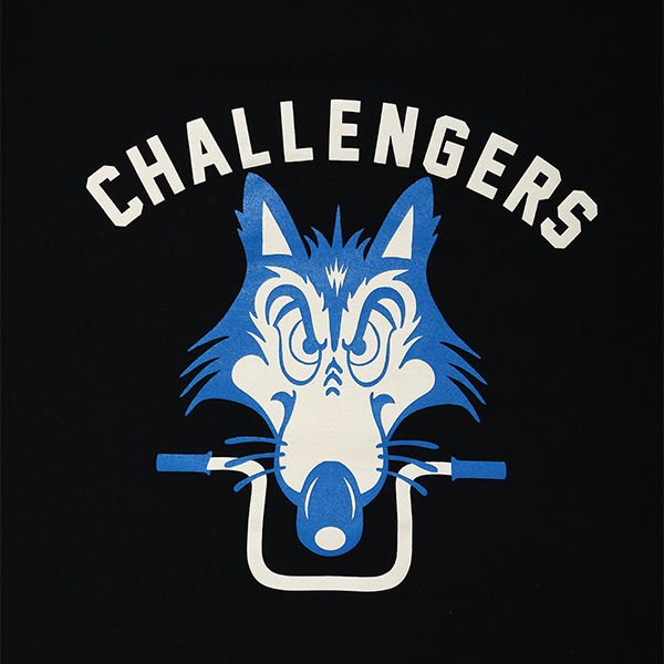 画像: CHALLENGER/WOLF MC TEE（BLACK）［プリントT-24春夏］