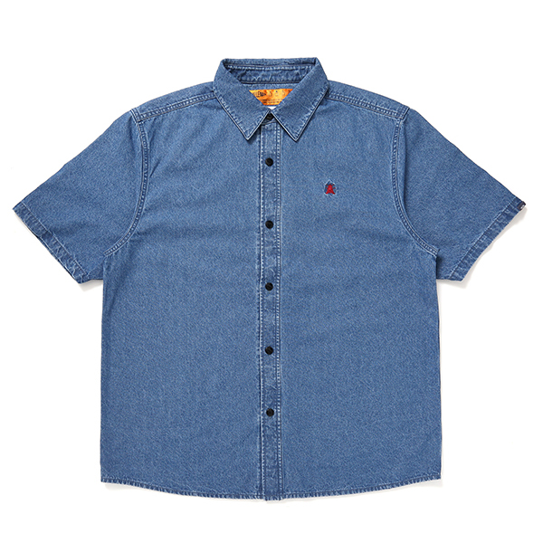 画像: CHALLENGER/S/S DENIM SHIRT（WASHED INDIGO）［デニムシャツ-24春夏］