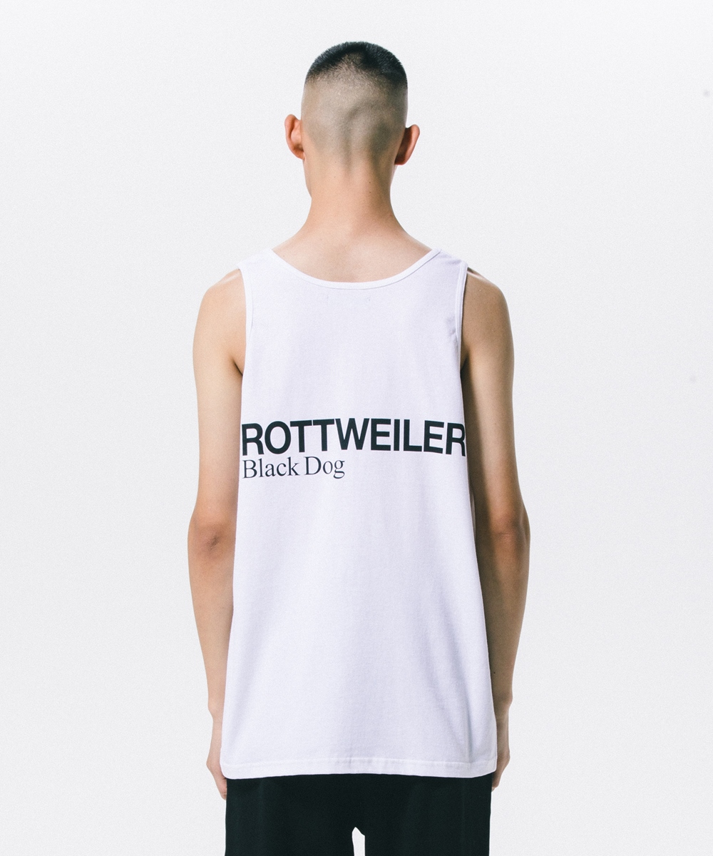 画像: ROTTWEILER/2 LINE TANK TOP（WHITE） 【30%OFF】［タンクトップ-24春夏］