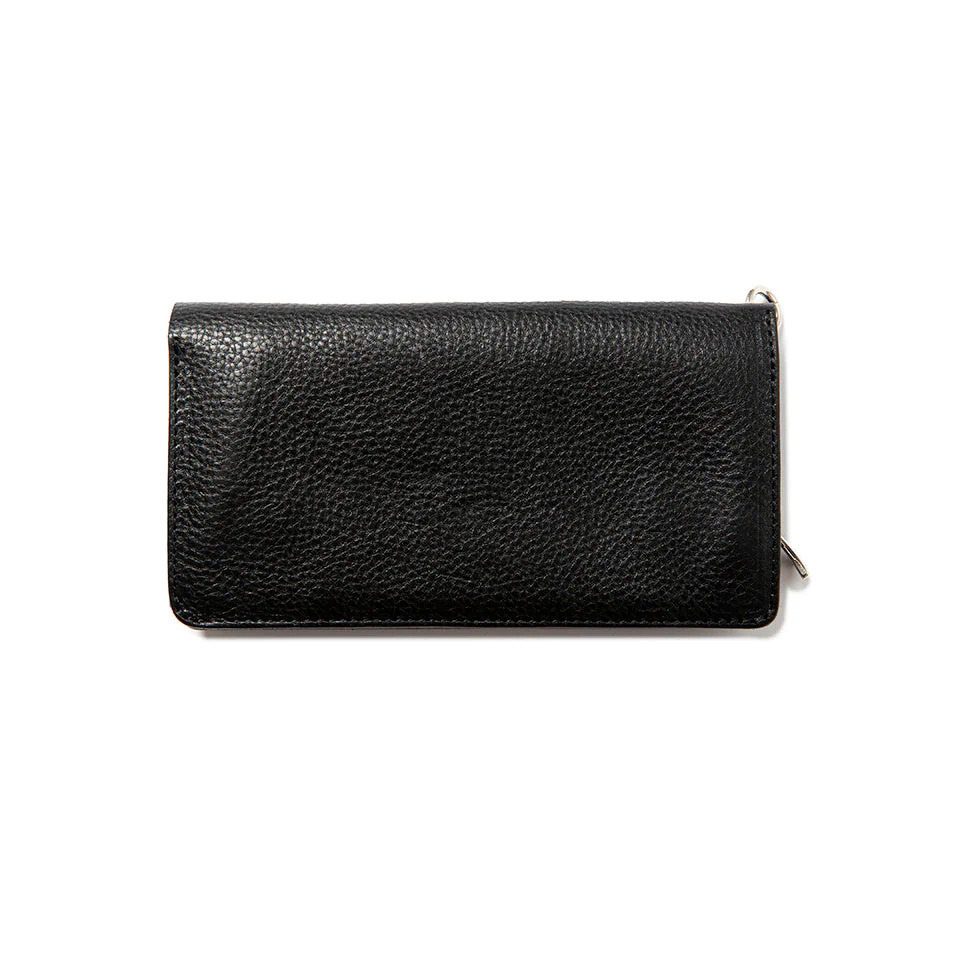 画像: CALEE/STUDS LEATHER LONG WALLET（BLACK）［スタッズレザーロングウォレット-23秋冬］