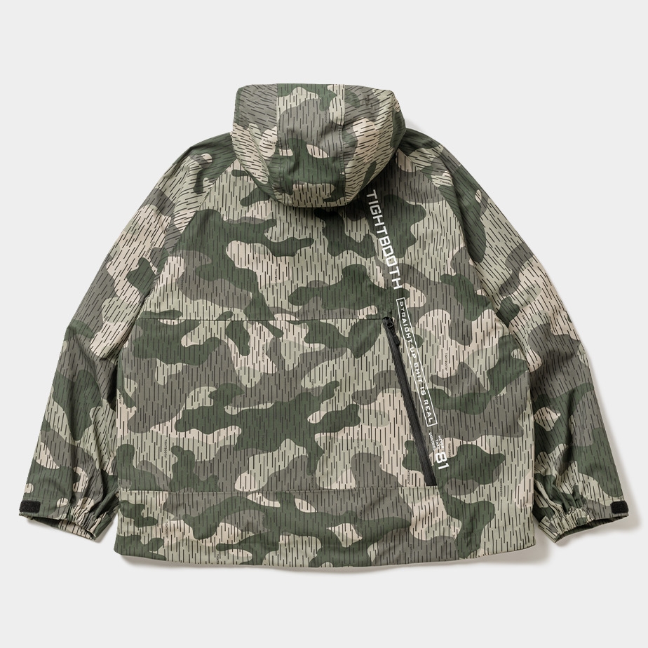 画像: TIGHTBOOTH/RAIN CAMO 3 LAYER MOUNTAIN PARKA（Camo） 【30%OFF】［レインカモ3レイヤーマウンテンパーカー-23秋冬］