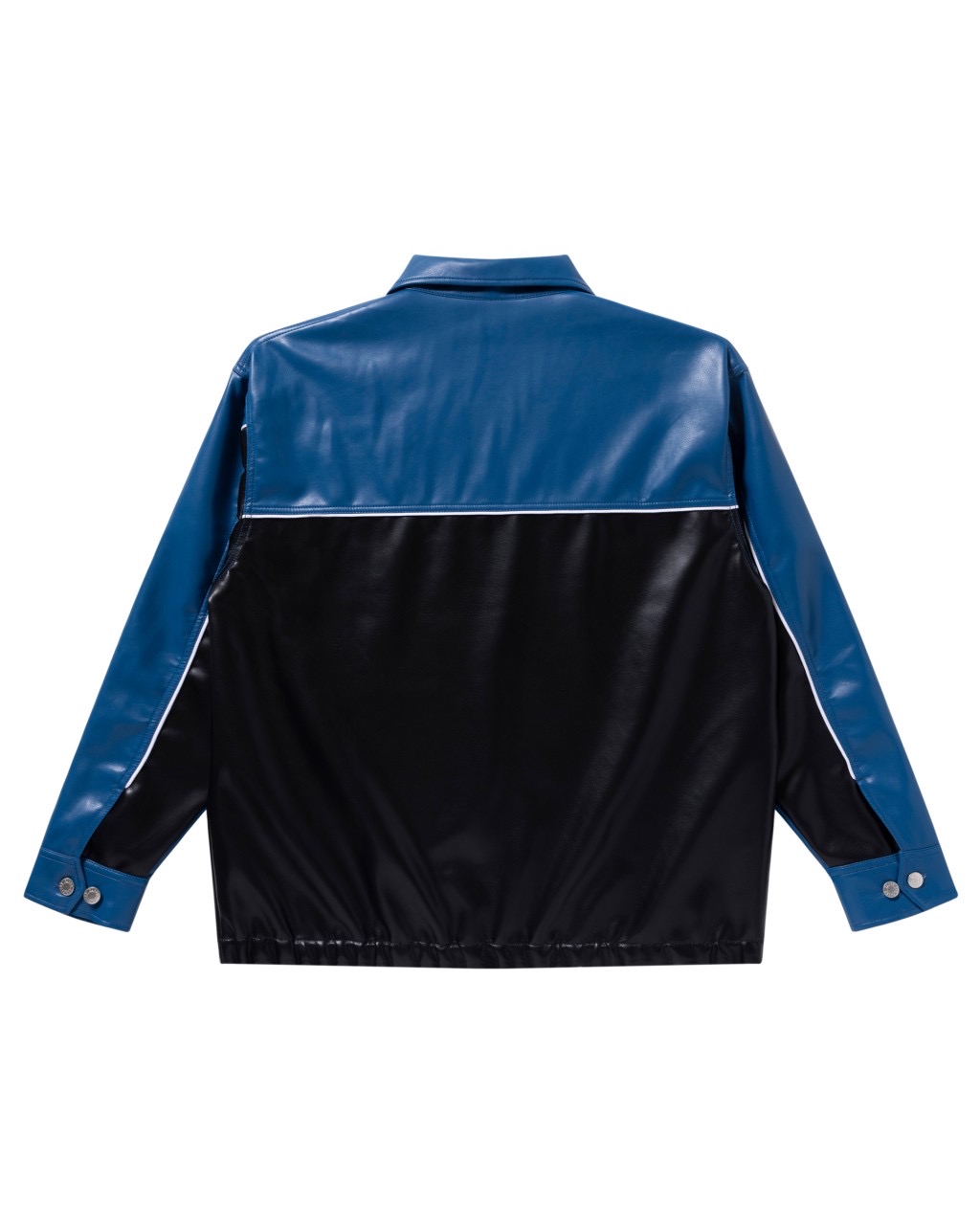 画像: BlackEyePatch/HWC FAUX LEATHER RACING JACKET（BLUE）