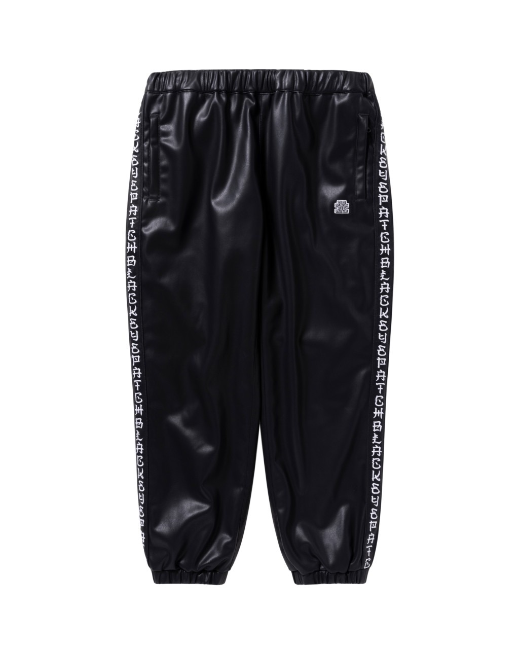 画像: BlackEyePatch/KANJI TAPED FAUX LEATHER TRACK PANTS（BLACK）