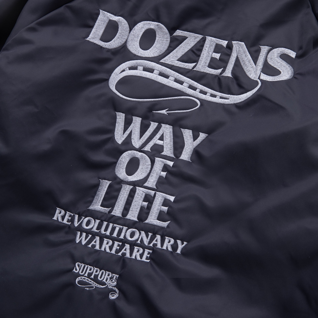 画像: RATS/BOA COACH JKT "RATS WAY OF LIFE"（NAVY/SILVER GRAY）［ボアコーチJKT-24春夏］