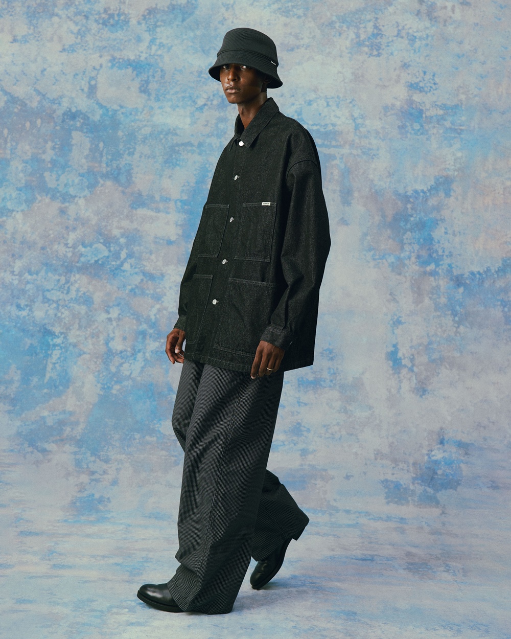 COOTIE PRODUCTIONS/Denim Coverall（Black One Wash）［デニム