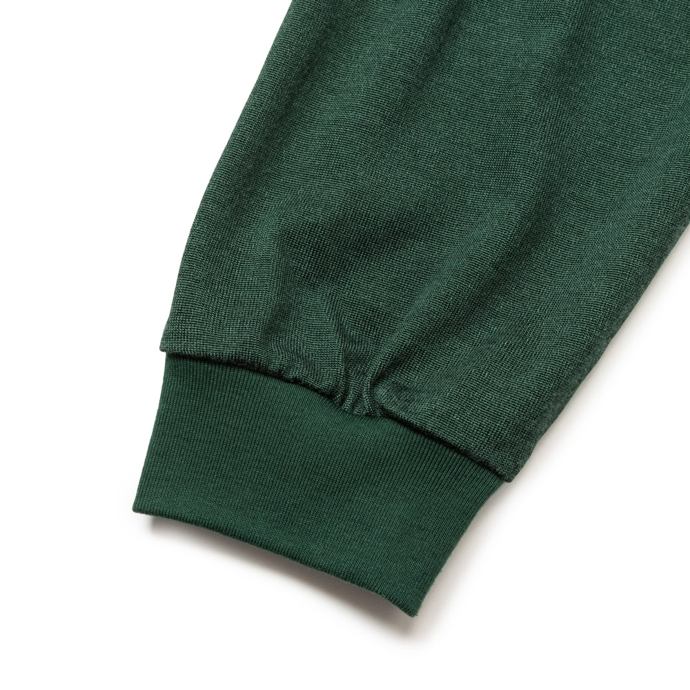 画像: CALEE/VINTAGE TYPE R/C DROP SHOULDER L/S TEE（GREEN） 【30%OFF】［ドロップショルダー長袖T-24春夏］