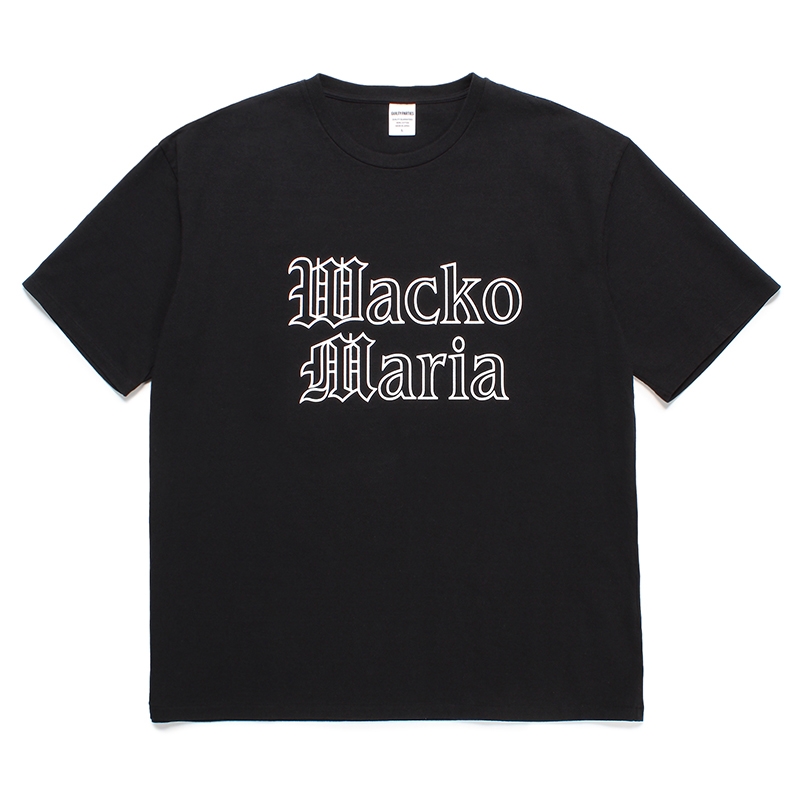 WACKO MARIA/WASHED HEAVY WEIGHT T-SHIRT（BLACK）［プリントT-24春夏 ...