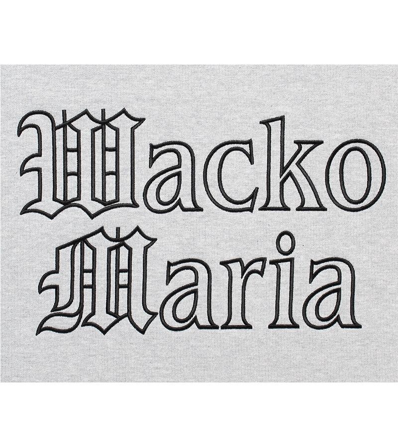 画像: WACKO MARIA/HEAVY WEIGHT PULL OVER HOODED SWEAT SHIRT（GRAY）［プルオーバーパーカー-24春夏］