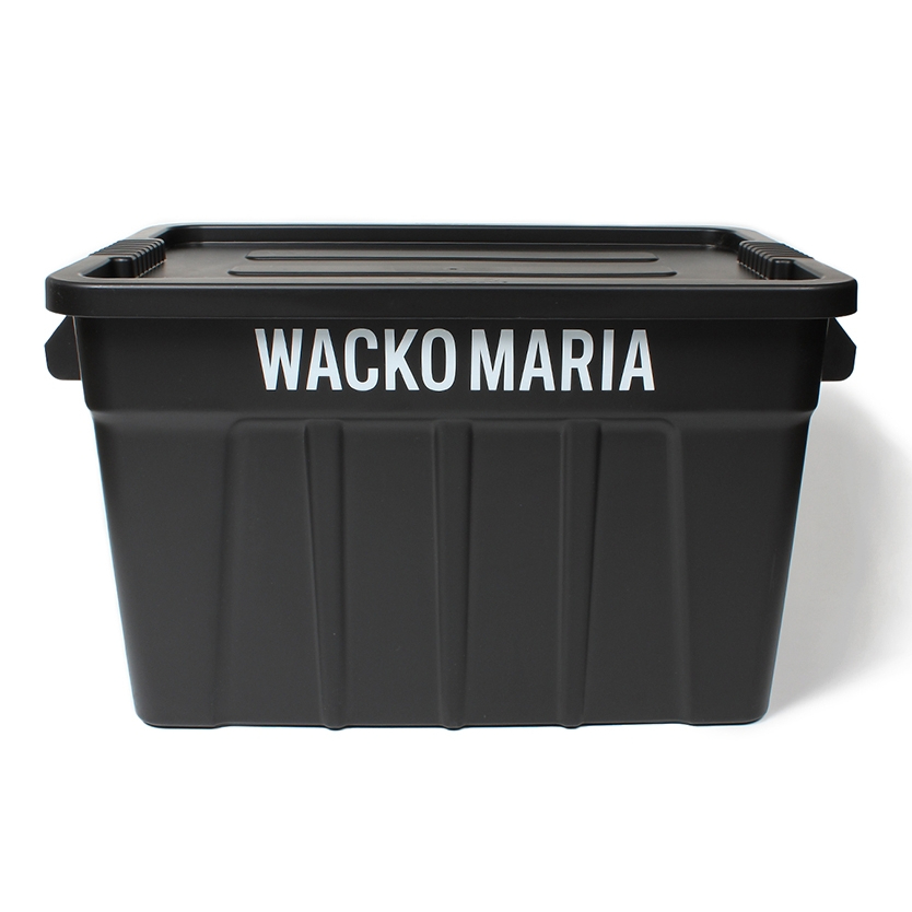 画像: WACKO MARIA/THOR / LARGE TOTES WITH LID 75L（BLACK）［75L コンテナ-24春夏］