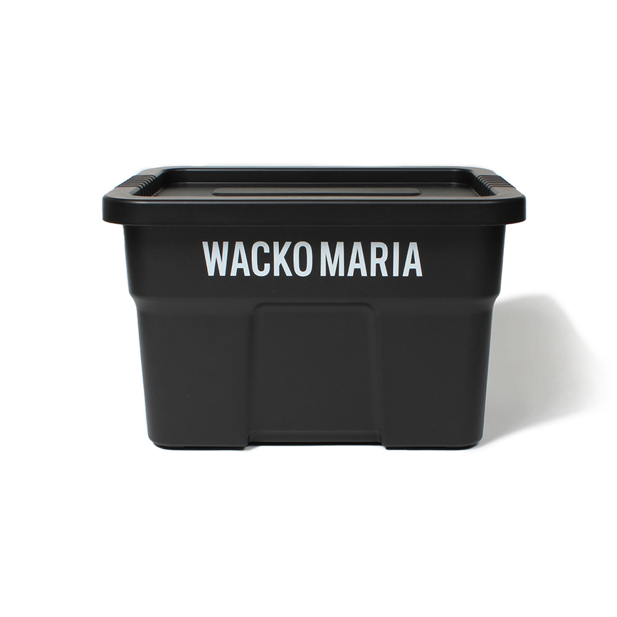 画像: WACKO MARIA/THOR / LARGE TOTES WITH LID DC 22L（BLACK）［22L コンテナ-24春夏］