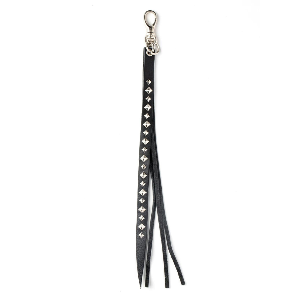 CALEE/STUDS LEATHER ASSORT KEY RING ＜TYPE II＞ A（BLACK/A 