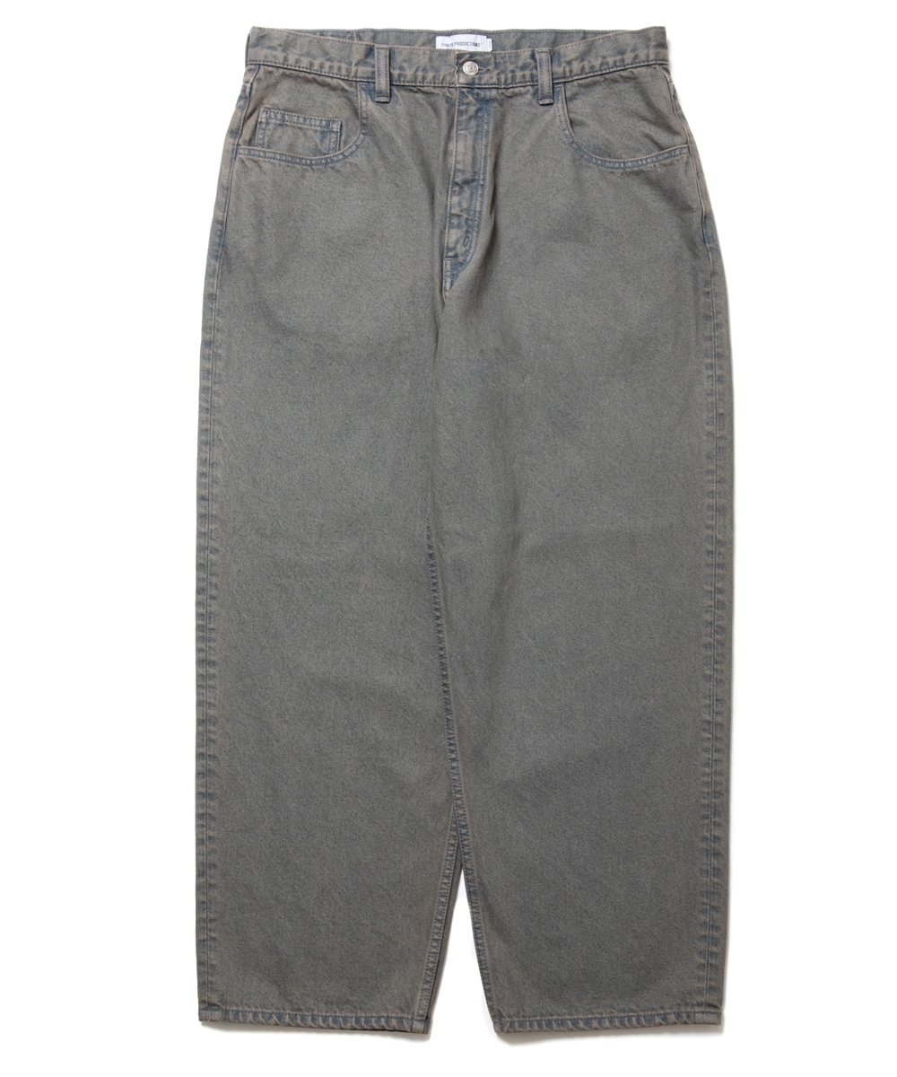 COOTIE PRODUCTIONS/5 Pocket Baggy Denim Pants（Indigo Sooty 