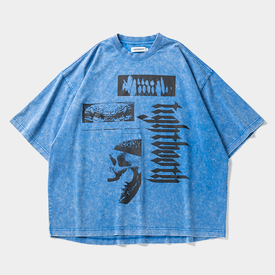 画像: TIGHTBOOTH/BEAST T-SHIRT（Blue） 【30%OFF】［プリントT-24春夏］