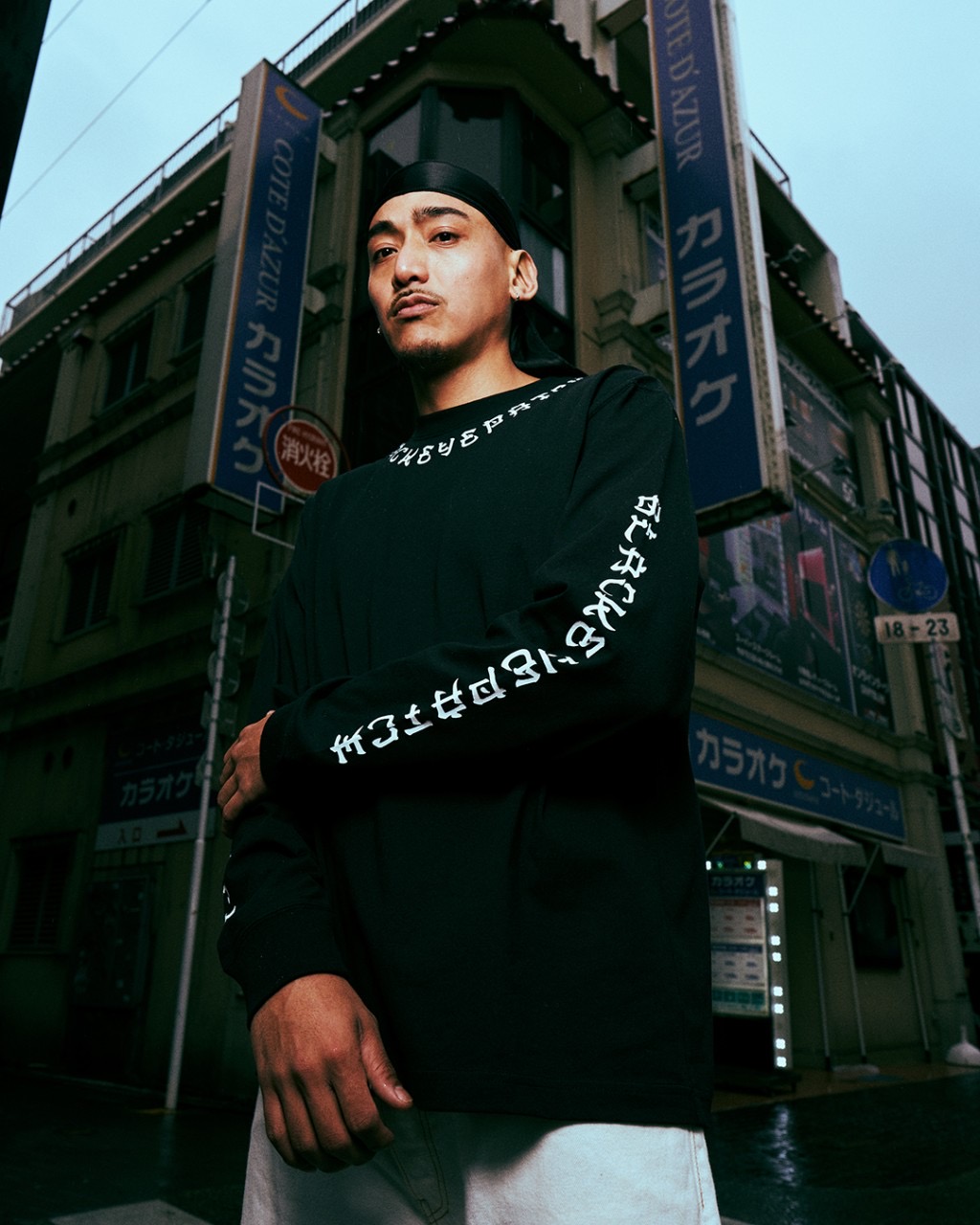 画像: BlackEyePatch/KANJI L/S TEE （BLACK）