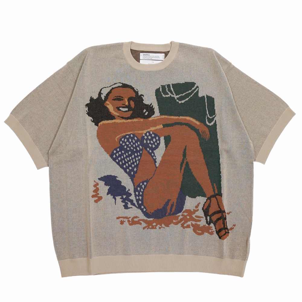 画像: DAIRIKU/"Smiling Girl" Pullover Knit（Beige） 【30%OFF】［プルオーバーニット-24春夏］