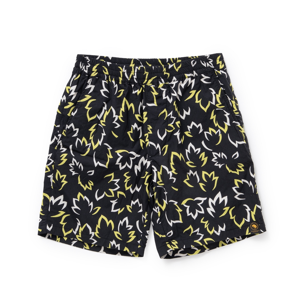 RATS/LEAF COTTON SHORTS（BLACK）［リーフコットンショーツ-24春夏