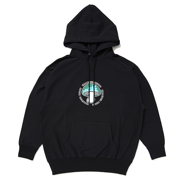 CHALLENGER/SHROOM HOODIE（BLACK）［プルオーバーパーカー-24春夏