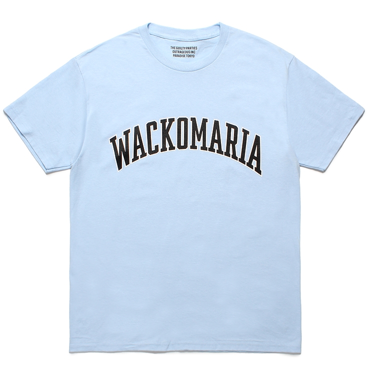 画像: WACKO MARIA/T-SHIRT（LIGHT BLUE）［プリントT-24春夏］