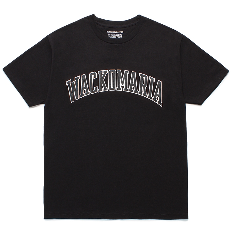 WACKO MARIA/T-SHIRT（BLACK）［プリントT-24春夏］ - JONAS