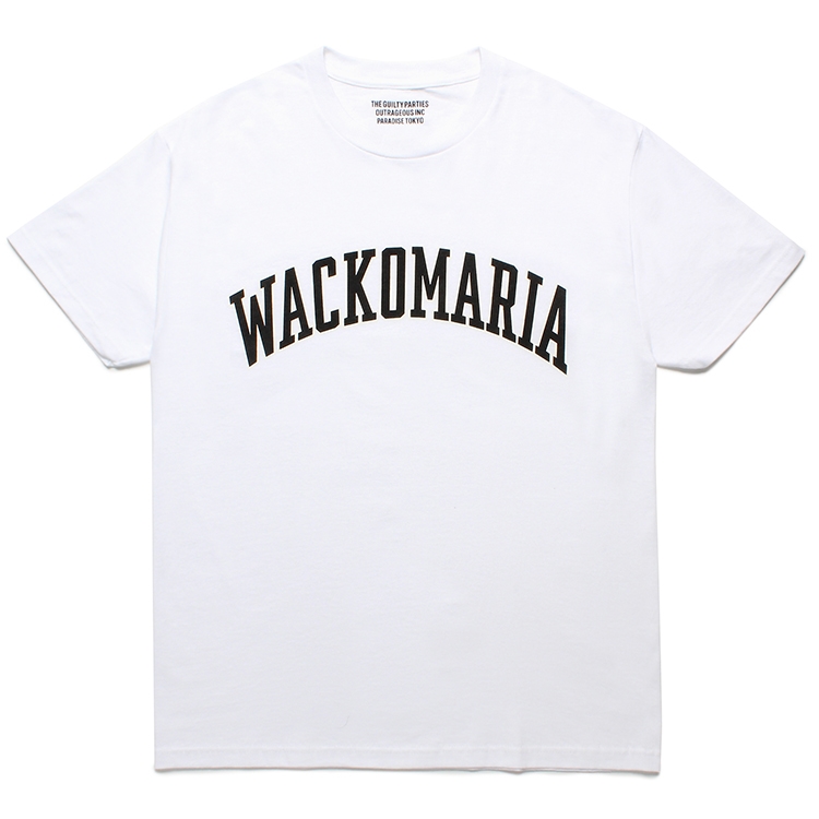 WACKO MARIA/T-SHIRT（WHITE）［プリントT-24春夏］ - JONAS